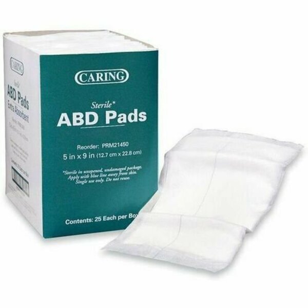 Medline Industries PADS, STERILE, ABDOMINAL, 5X9, 25PK MIIPRM21450